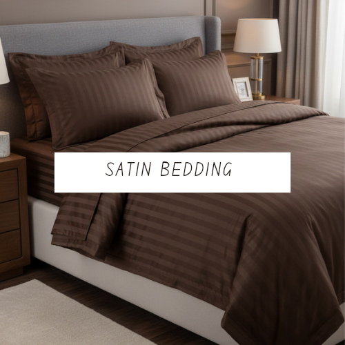Solid Satin Bedding