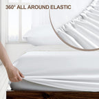 Hotel Fitted Sheet T200 Percale White