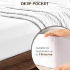 Hotel Fitted Sheet T200 Percale White