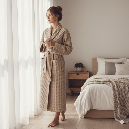 Organic Honeycomb Bathrobes