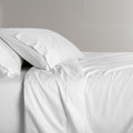 Hotel Bed Sheet T200 Percale White