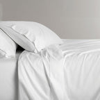 Hotel Bed Sheet T200 Percale White