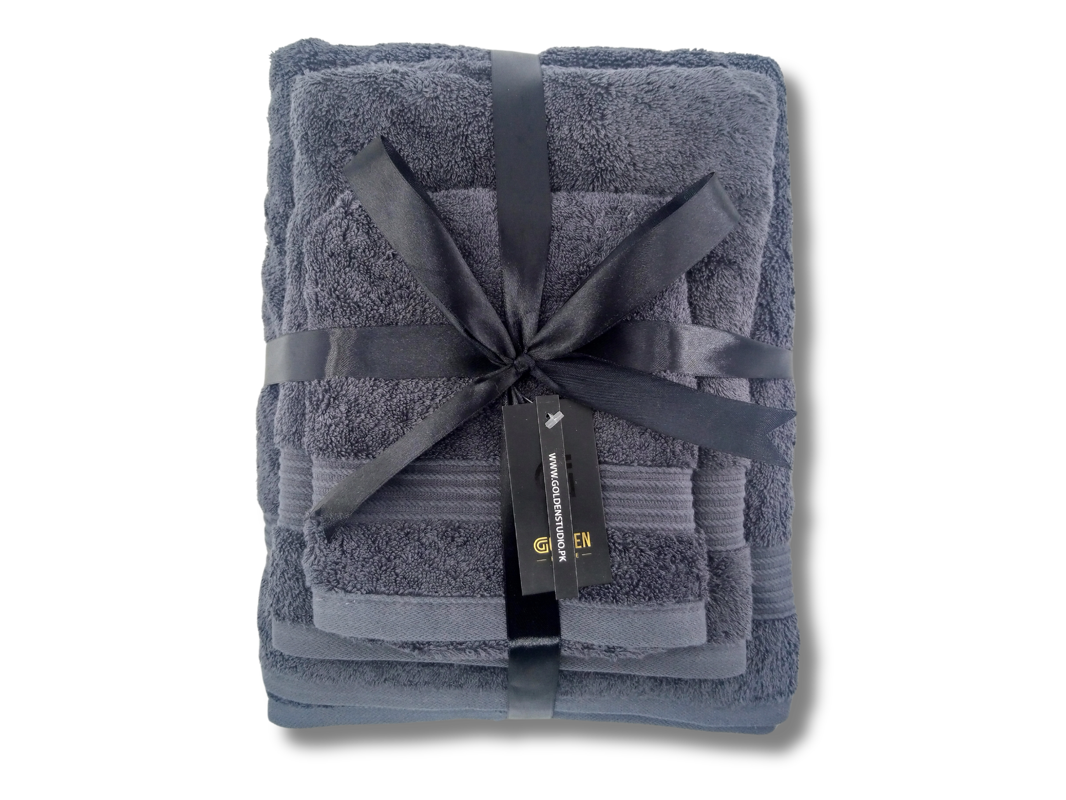Egyptian Cotton 3Pcs Towels Set Gift Pack