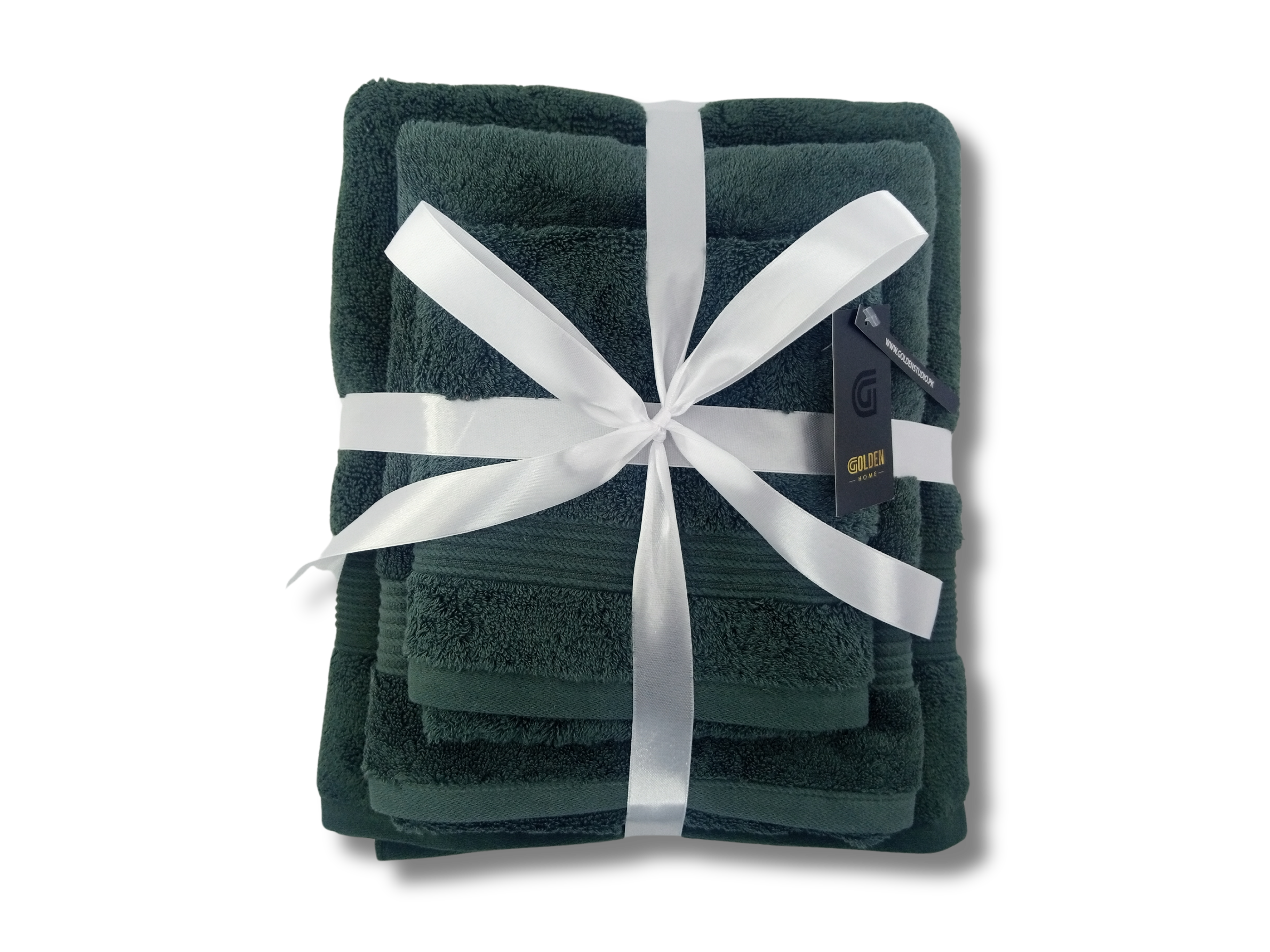 Egyptian Cotton 3Pcs Towels Set Gift Pack