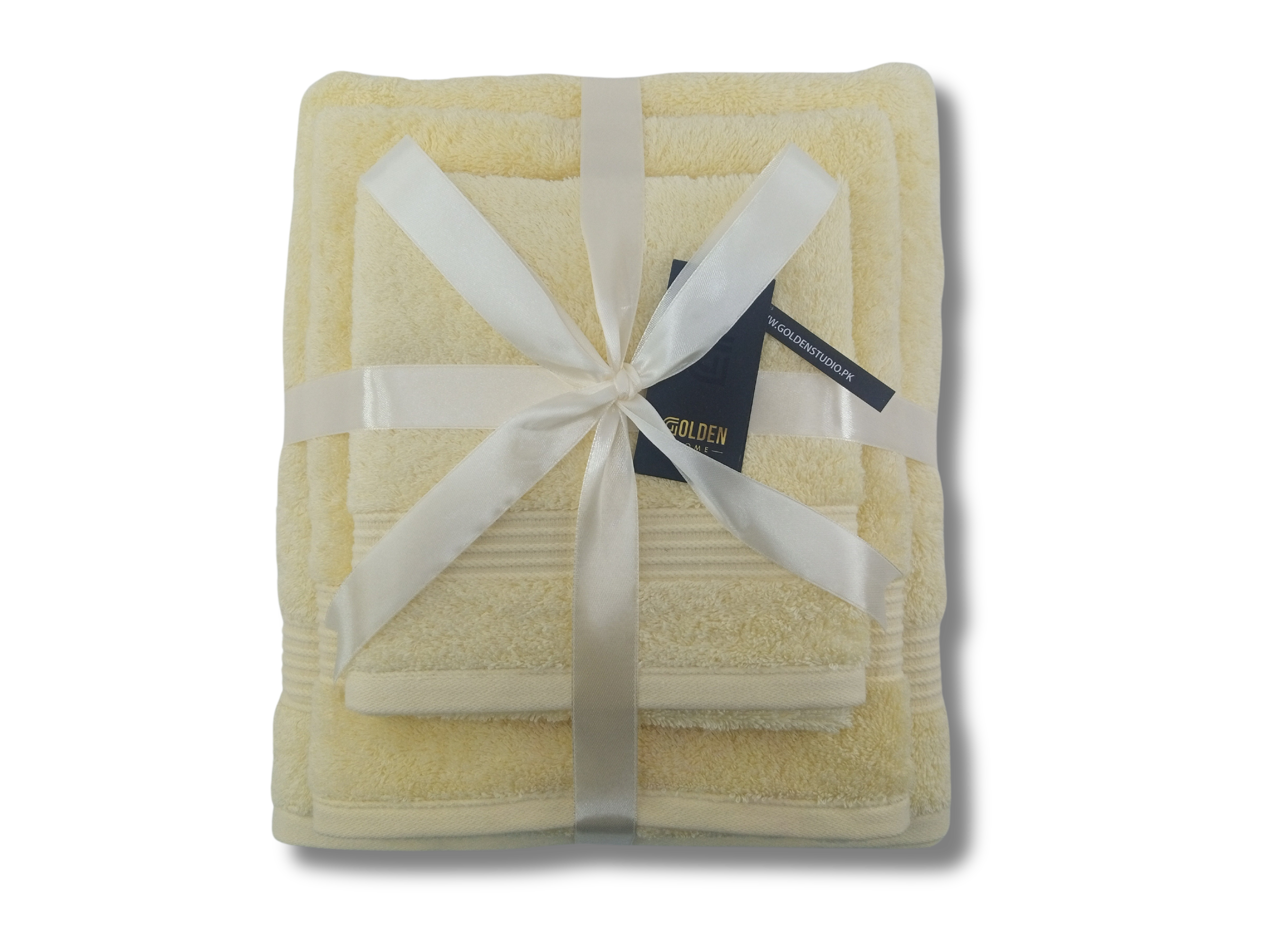 Egyptian Cotton 3Pcs Towels Set Gift Pack