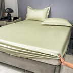 Fitted Sheet 100% Cotton Satin with Corner Elastic