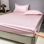 Fitted Sheet 100% Cotton Satin with Corner Elastic