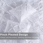 T200 PINTUCK & PLEADTED DUVET SET 8PCS D# GH508