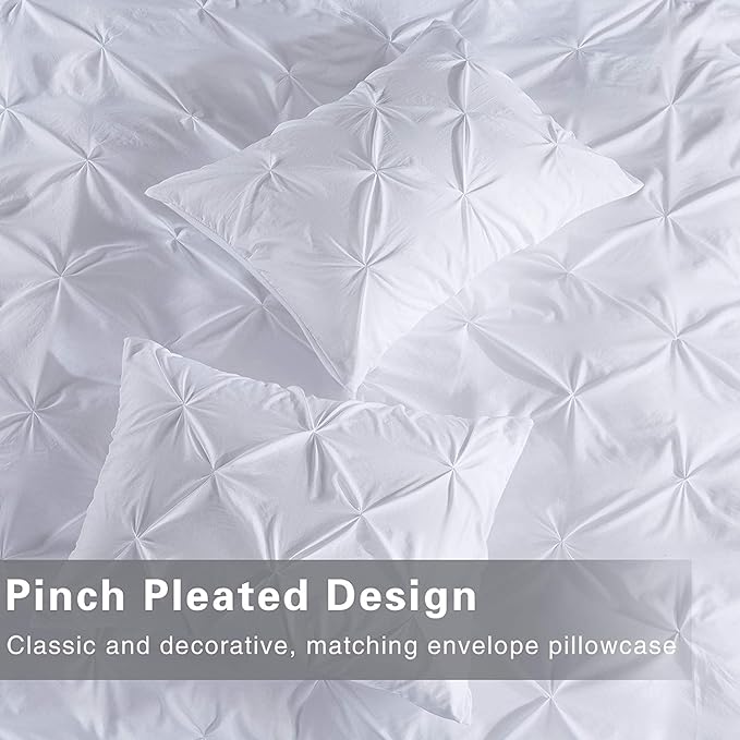 T200 PINTUCK & PLEADTED DUVET SET 8PCS D# GH508