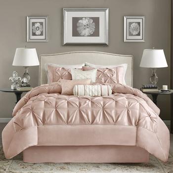 Luxury Pintuck 8pcs Bedding Set T200 Percale