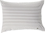 Lacoste Grey Stripe 6 Pcs Bed in Bag Set - T200 Percale 350 GSM