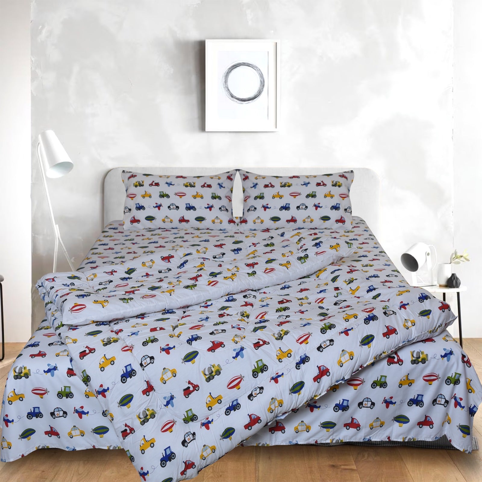 6 Pcs Bed in Bag Set Cotton - 350GSM D# GT5052