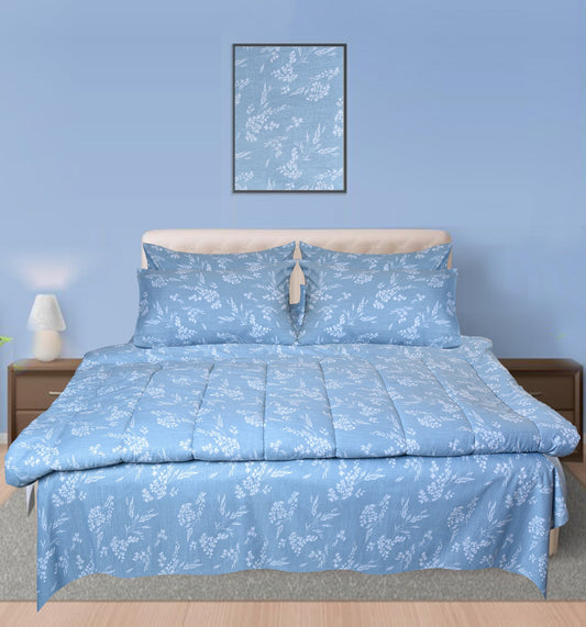 6 Pcs Bed in Bag Set Cotton - 350GSM D# GT5072