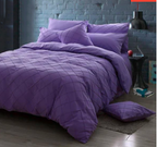 Cross Pleated Pintucks Duvet Cover 8 Pcs Set T200 D# GH202
