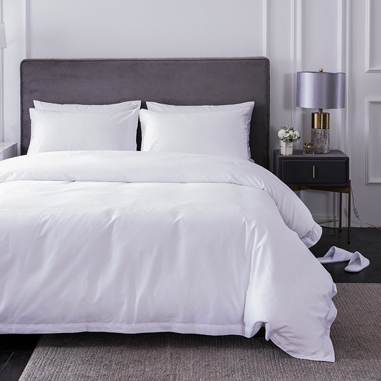 Hotel Bed Sheet T300 Satin White