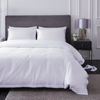 Hotel Bed Sheet T300 Satin White