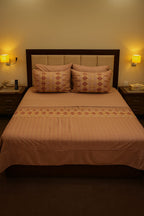 Embroidered Bedding Set 14 pcs T400 Cotton Satin
