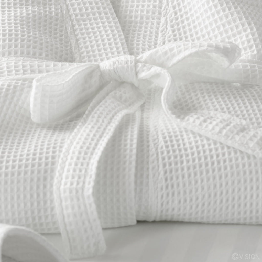 Bathrobe Waffle White