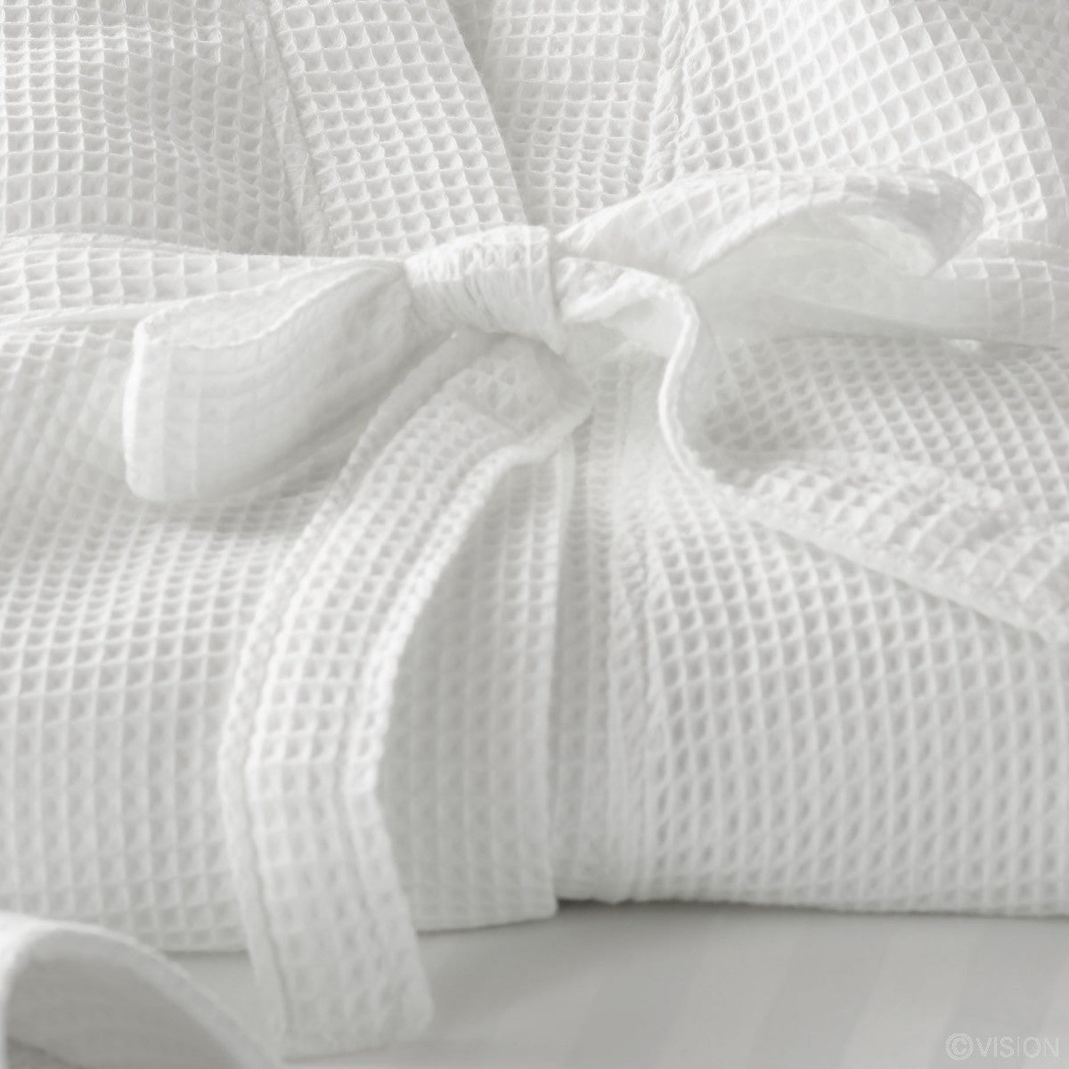 Bathrobe Waffle White