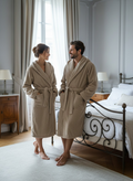 Classic Terry Bathrobe Beige