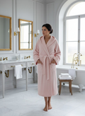 Classic Terry Bathrobe Pink