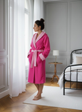 Classic Terry Bathrobe Fuchsia/Pink