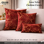 Velvet Cushion with Filling 1 pc