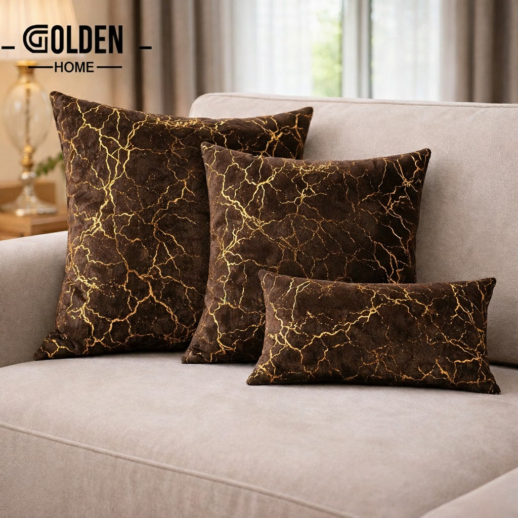 Lava Velvet Cushion with Filling 1 pc